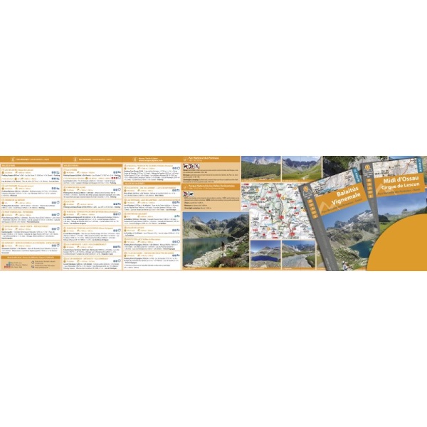 Mapa MIDI D’OSSAU – BALAITÚS (Parc National des Pyrénées . Ouest)