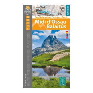 Mapa MIDI D’OSSAU – BALAITÚS (Parc National des Pyrénées . Ouest)